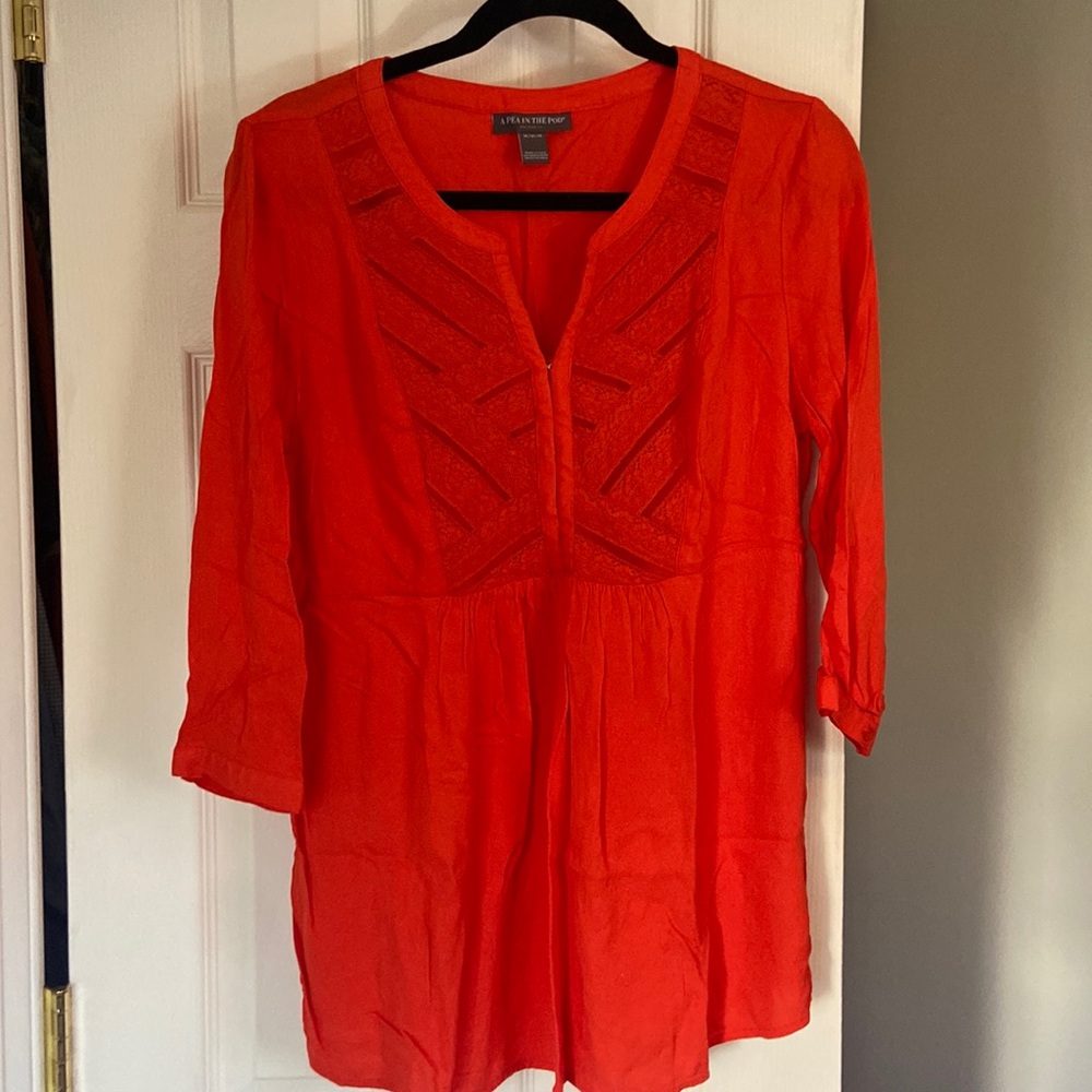 Pea in the Pod Maternity Blouse